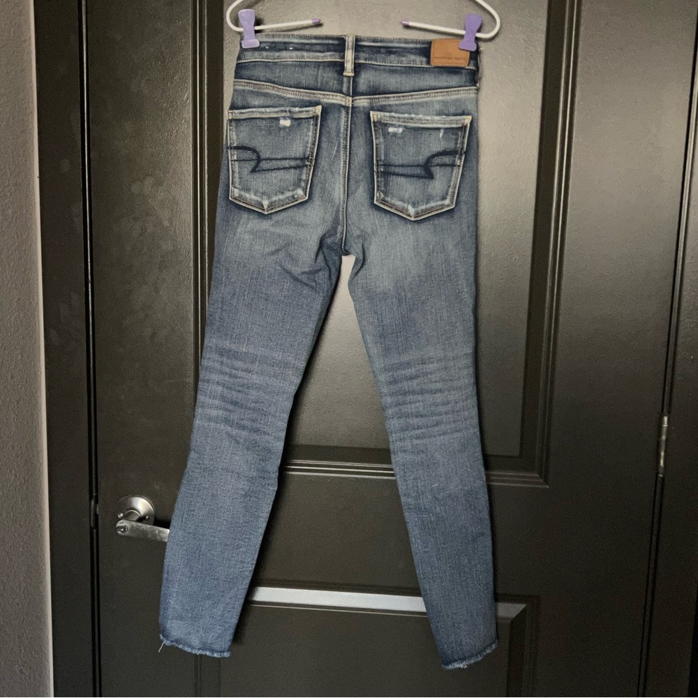 American Eagle super stretch hi-rise jegging crop